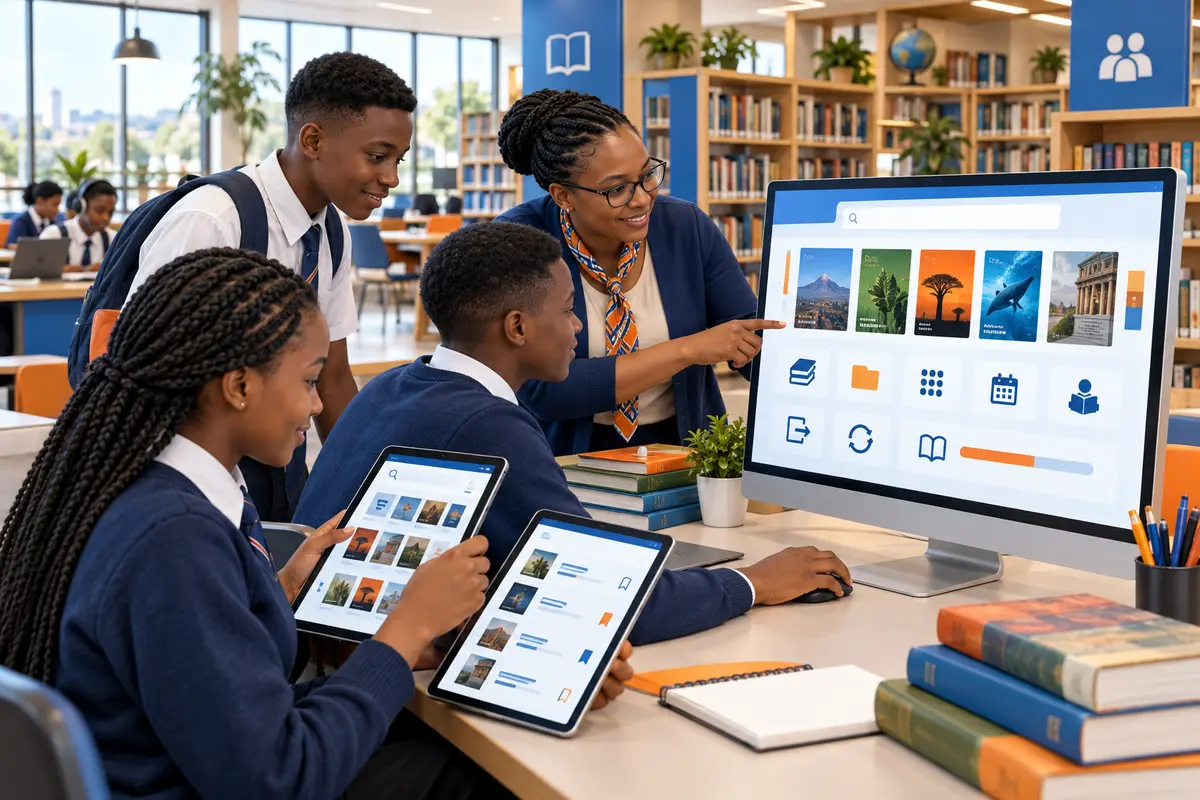 Digital Library illustration
